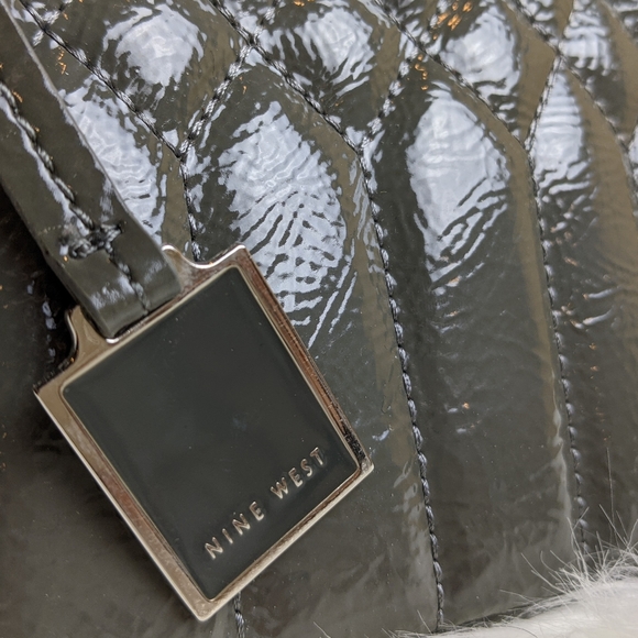 Nine West Patent Leather Crossbody in Green - Picture 2 of 7